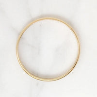 Slim Gold Deco Era Wedding Band Size 10.5