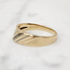 Classic 1970s Men's Diamond & Gold Band