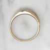 Classic 1970s Men's Diamond & Gold Band