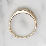 Classic 1970s Men's Diamond & Gold Band