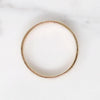 Grooved Gold Wedding Band Size 9.75