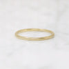 Slim 10k Gold Round Wedding Band