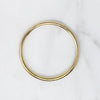 Slim 10k Gold Round Wedding Band