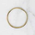 Slim 10k Gold Round Wedding Band
