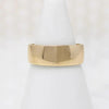 Gold Wedding Band with Subtle Taper