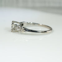 Sparkling 1940s White Gold & Diamond Engagement Ring