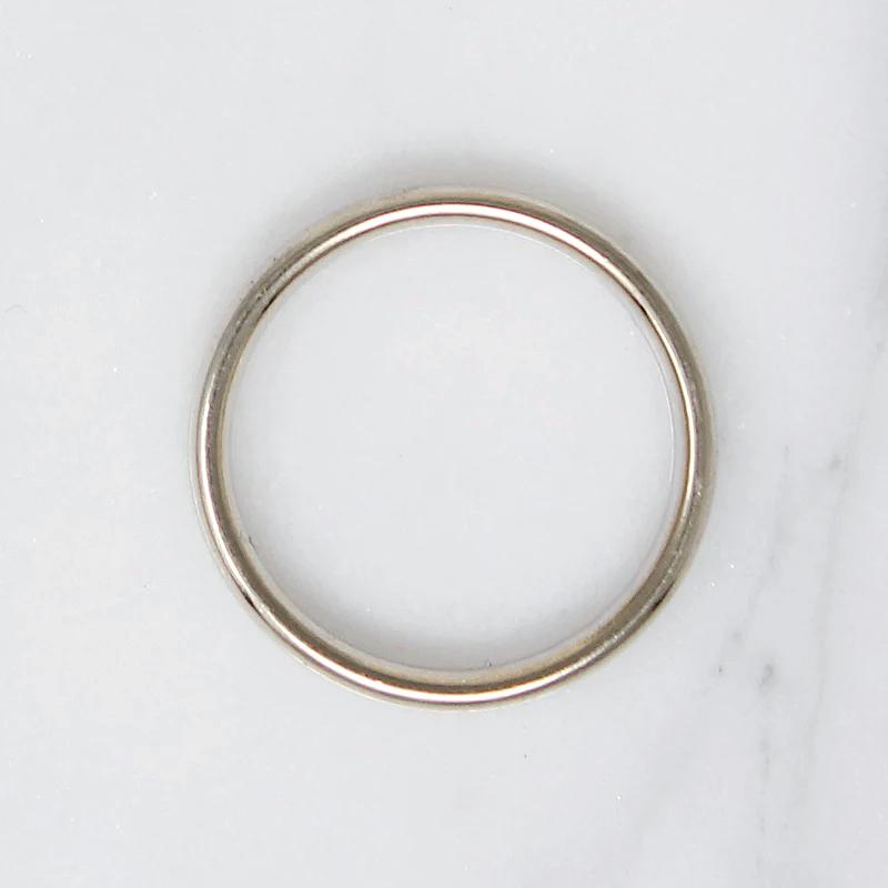 White Gold Wedding Band from Cadman Manufacturing Co.