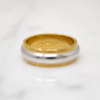 Utterly Precious 24k Gold & Platinum Wedding Band