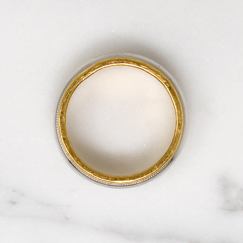 Utterly Precious 24k Gold & Platinum Wedding Band