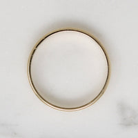 Milgrain 14k Gold Wedding Band by ArtCarved