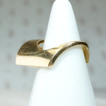 Custom Made Modernist Tanzanite Statement Ring