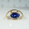 Custom Made Modernist Tanzanite Statement Ring