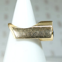 Custom Made Modernist Tanzanite Statement Ring