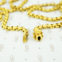 Long Georgian Pinchbeck Chain