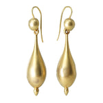 Hypnotic Pinchbeck Pendulum Earrings