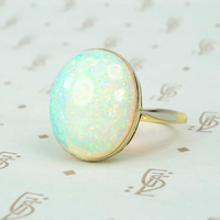 Stunning Antique 8 Carat Opal Ring
