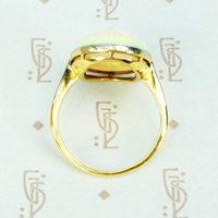 Stunning Antique 8 Carat Opal Ring