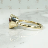Cushion Cut Vintage Pink Tourmaline Ring by 720