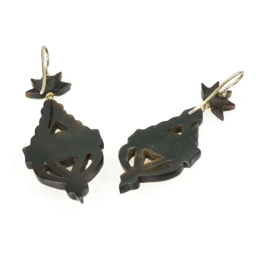 Victorian Highly Detailed Pique Earrings
