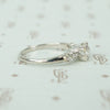 Sparkling Vintage 1940's Platinum Engagement Ring