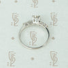 Sparkling Vintage 1940's Platinum Engagement Ring