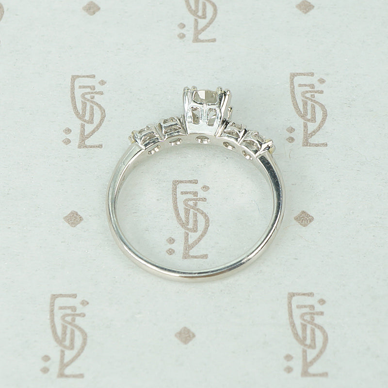 Sparkling Vintage 1940's Platinum Engagement Ring