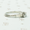Practical Beauty a Platinum Diamond and Baguette Ring