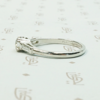 Practical Beauty a Platinum Diamond and Baguette Ring
