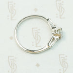 Practical Beauty a Platinum Diamond and Baguette Ring