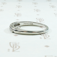 Five Diamond 1930s Wedding Band in Platinum