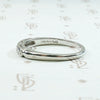 Five Diamond 1930s Wedding Band in Platinum