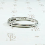Five Diamond 1930s Wedding Band in Platinum