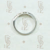 Five Diamond 1930s Wedding Band in Platinum