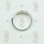 Five Diamond 1930s Wedding Band in Platinum