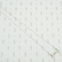 Edwardian Pavé Diamond Bow Necklace
