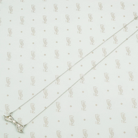 Edwardian Pavé Diamond Bow Necklace