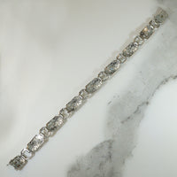 Exquisite Platinum and Diamond Art Deco Bracelet