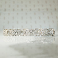 Exquisite Platinum and Diamond Art Deco Bracelet