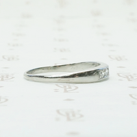 Vintage Channel Set Diamond Platinum Band