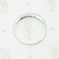 Vintage Channel Set Diamond Platinum Band