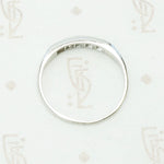 Vintage Channel Set Diamond Platinum Band