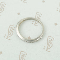 vintage platinum diamond band