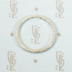 Arrows and Flowers a Platinum Deco Diamond Band