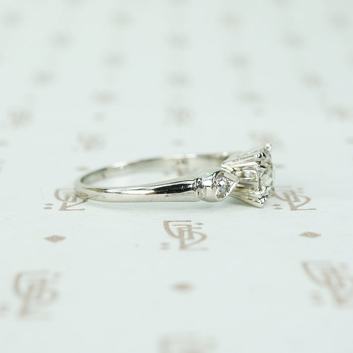 The Fabulous 1940’s Platinum OEC Diamond Engagement Ring