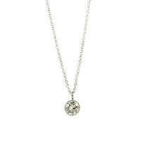 Orbit OEC Platinum Diamond Pendant - Gem Set Love