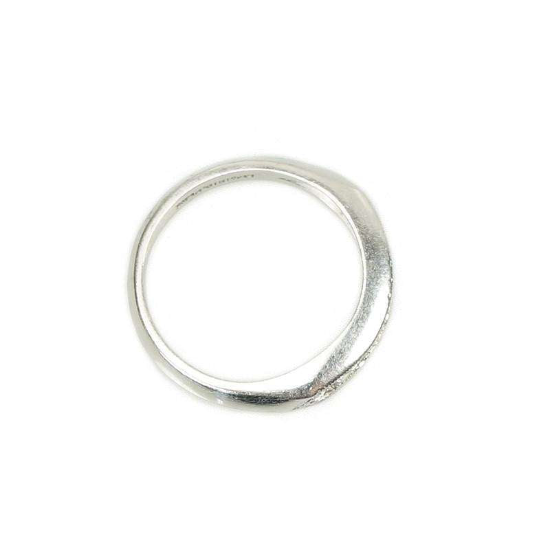 Vintage Platinum and Diamond Wedding Band