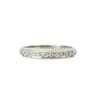 Vintage Platinum and Diamond Wedding Band
