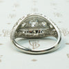 Edwardian Platinum Diamond Bombé Beauty