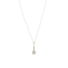 Stunning Platinum and Diamond Edwardian Drop Pendant