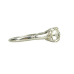 The Perfect Platinum Vintage Solitaire - Gem Set Love